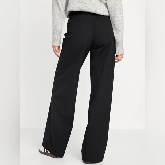 NWOT! Black High-Waisted Pull-On Pixie Wide-Leg Pants for Women - Multiple 🩶🩶 - Picture 2 of 8